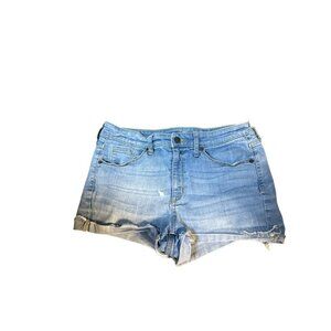 Universal Thread Girls Distressed Blue Hemline with Cuffs Size 10/30